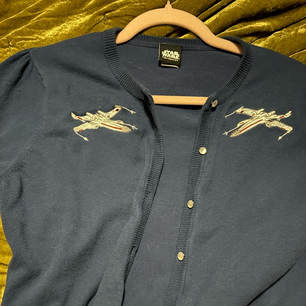 Her Universe X-Wing cardigan